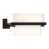 Kakomi Vanity Light 2 Light in Black by Hubbardton Forge