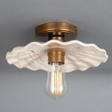 Kapok Ceiling Light - Antique Brass