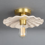 Kapok Ceiling Light - Satin Brass