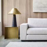 Karam Table Lamp Large Natural Brass By Visual Comfort Modern - Lifestyle View2