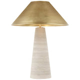 Karam Table Lamp Medium Cream By Visual Comfort Modern - Front View