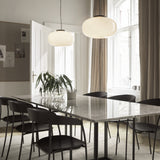 Karl-Johan Pendant Light Medium Opal Glass By New Works - Lifestyle View