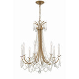 Karrington Chandelier 26" Aged Brass