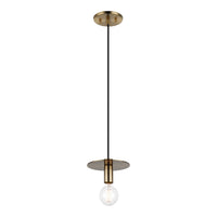 Kasa Pendant Aged Gold Brass