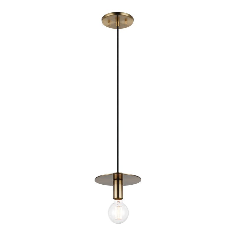 Kasa Pendant Aged Gold Brass