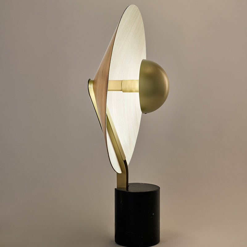 Kasa Table Lamp By LZF, Finish: Gold Metal