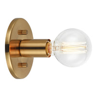 Kasa Wall Sconce Aged Gold Brass