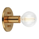 Kasa Wall Sconce Aged Gold Brass