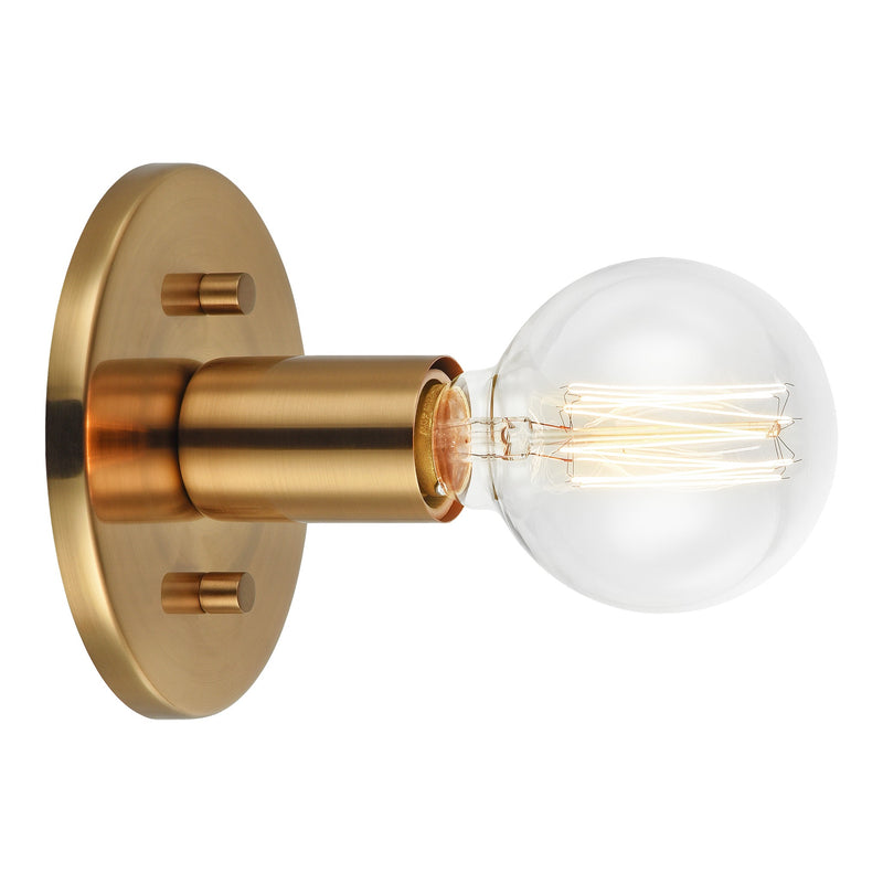 Kasa Wall Sconce Aged Gold Brass