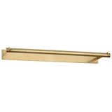 Katan Picture Light 30 Inch Hand Rubbed Antique Brass By Visual Comfort Modern  - Side View