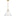Kate Cone Pendant — 16", Clear, Satin Brass