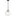 Kate Sphere Pendant — 12", Clear, Midnight Black