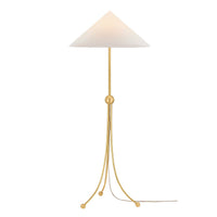 Katya Floor Lamp - Aged Brass
