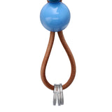 Kay Bojesen Bird Keychain - Silver/Blue view 2