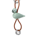 Kay Bojesen Bird Keychain - Silver/Green