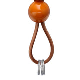 Kay Bojesen Bird Keychain - Silver/Orange view 2