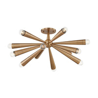 Keanu Semi Flush by Troy Lighting