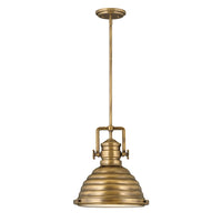 Keating Medium Pendant - Heritage Brass - by Hinkley