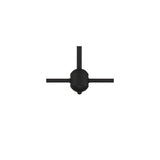 Keenan Linear Chandelier 48'' Black Forged