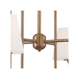 Keenan Two-Tier Chandelier 28'' Vibrant Gold