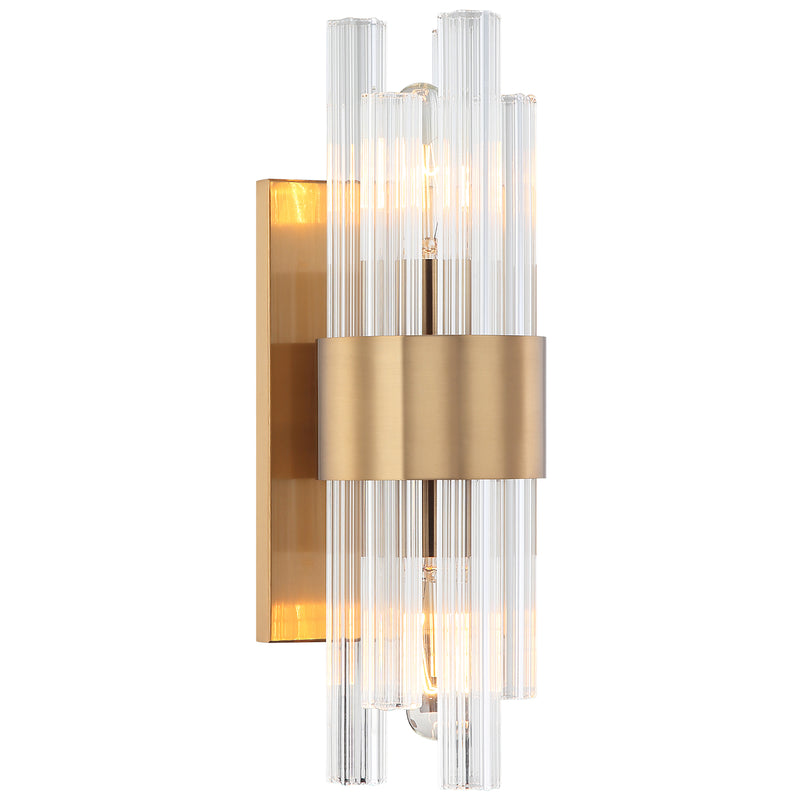Kellan Vanity Light Small Aged Gold Brass By Matteo