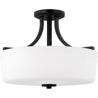 Kemal Canfield Flushmount — Midnight Black