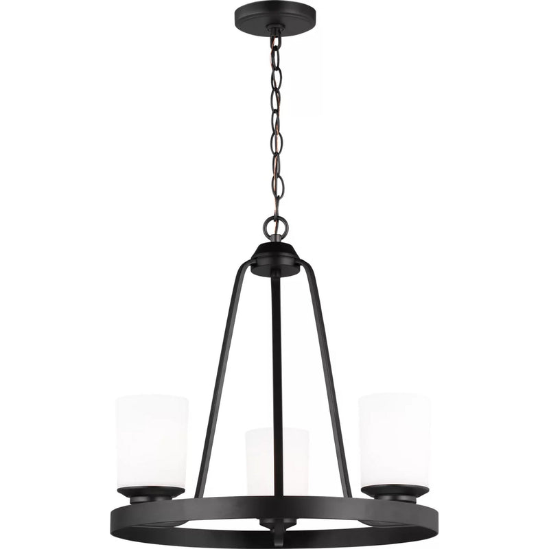 Kemal Chandelier — 18.63 Inch, Midnight Black