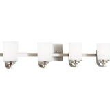 Kemal Vanity Light — 34 Inch, Brushed Nickel