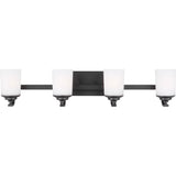 Kemal Vanity Light — 34 Inch, Midnight Black
