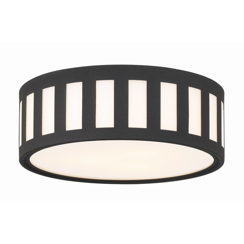 Kendal Flush Mount 14" Black Forged