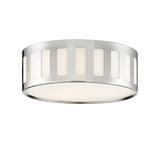 Kendal Flush Mount 14" Polished Nickel