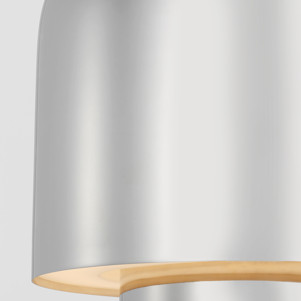 Kennett Small Table Lamp Polished Nickel By Visual Comfort Modern Detailed View