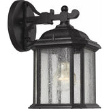 Kent Down Outdoor Wall Lantern — 11.5 Inch, Oxford Bronze with Clear Seeded Glass