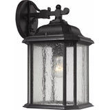 Kent Down Outdoor Wall Lantern — 15 Inch, Oxford Bronze with Clear Seeded Glass