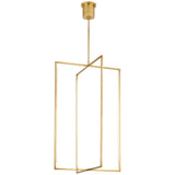 Kenway Pendant Large Natural Brass By Visual Comfort Main View 1