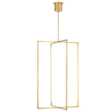 Kenway Pendant Large Natural Brass By Visual Comfort Main View 2