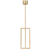 Kenway Pendant Small Natural Brass By Visual Comfort Main View 3