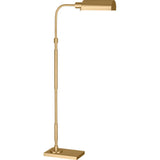 Kenyon Task Floor Lamp — 20 5/8", Burnished Brass