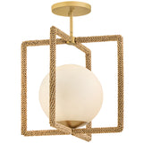 Keona Medium Convertible Semi-Flush Mount Deluxe Gold By Hinkley 