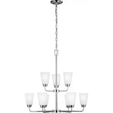 Kerrville Chandelier — 29 Inch, Chrome