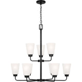 Kerrville Chandelier — 29 Inch, Midnight Black