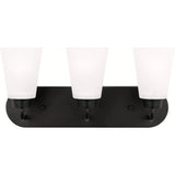 Kerrville Vanity Light — 18 Inch, Midnight Black
