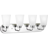 Kerrville Vanity Light — 24.63 Inch, Chrome