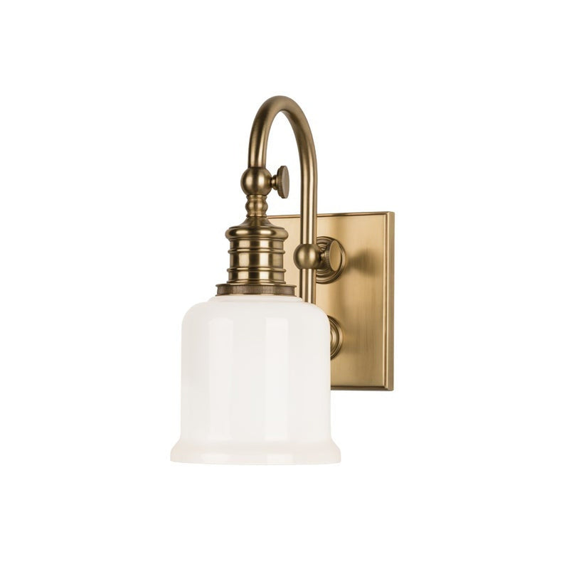 Keswick Bath and Vanity Light - 1-Light - Aged Brass by Hudson Valley