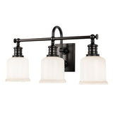 Keswick Bath and Vanity Light - 3-Light - Old Bronze by Hudson Valley