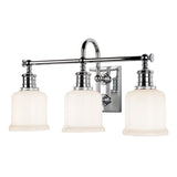Keswick Bath and Vanity Light - 3-Light - Polished Chrome by Hudson Valley