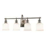 Keswick Bath and Vanity Light - 4-Light - Satin Nickel by Hudson Valley