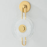 Keuka Park Wall Sconce Aged Brass By Hudson Valley - Side View1