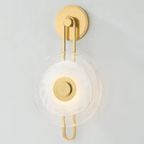 Keuka Park Wall Sconce Aged Brass By Hudson Valley - Side View