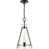 Keystone Pendant — 11", Aged Iron
